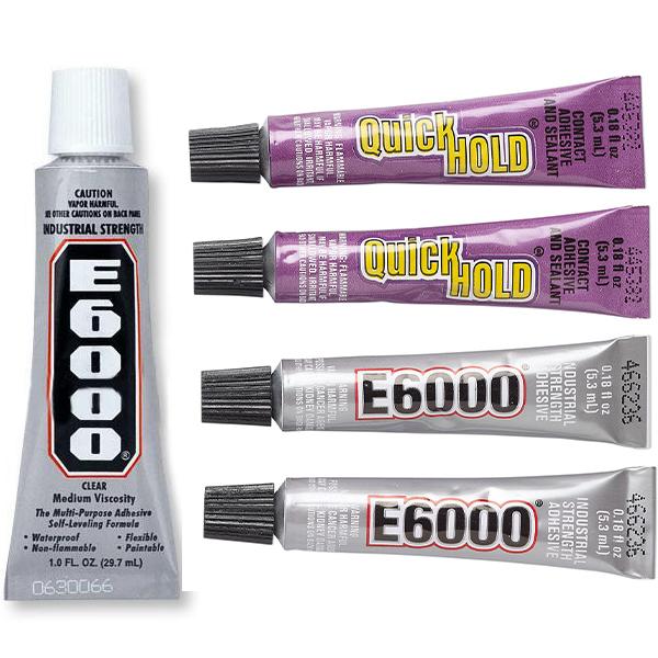 E6000 INDUSTRIAL STRENTH Glue Adhesive 0.18 fl.oz - Eureka Crystal Beads