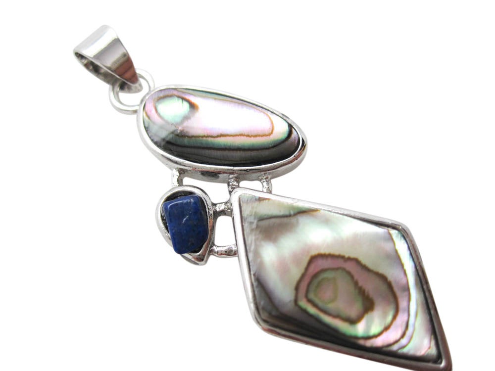 High quality Abalone and Lapis Necklace