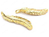 24K Gold Plated Leaf | Leaves | 9mm x 35mm