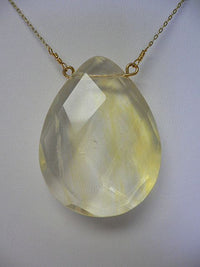 JLo Pineapple Quartz Necklace