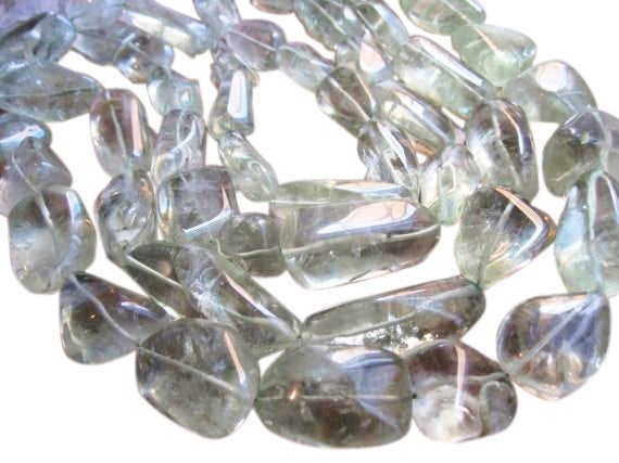 Green Amethyst Beads