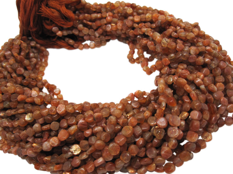 Sunstone Gemstone Beads