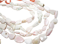 Pink Opal Nugget Beads