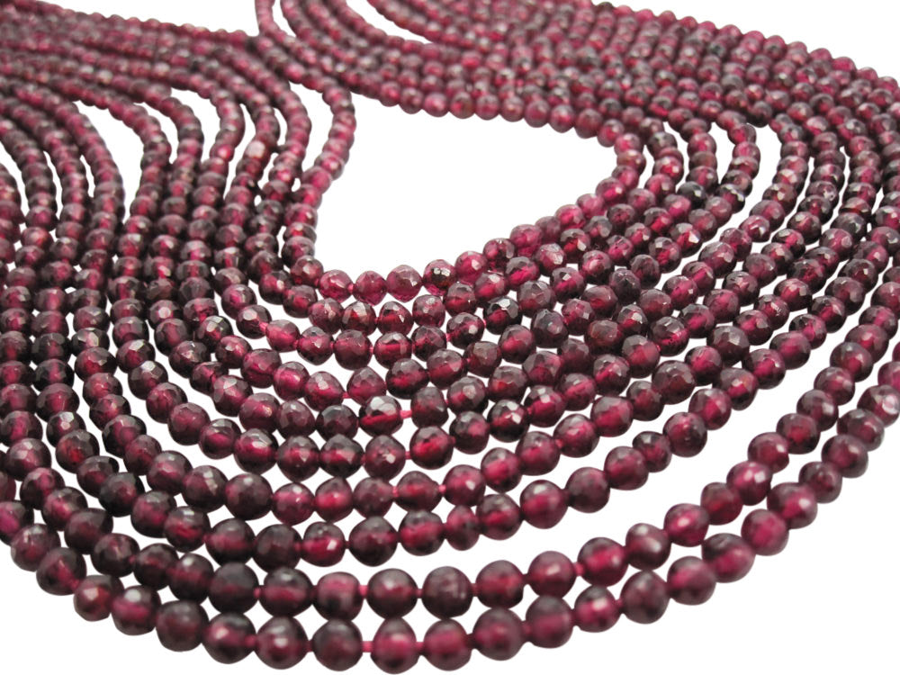 Garnet Beads Round