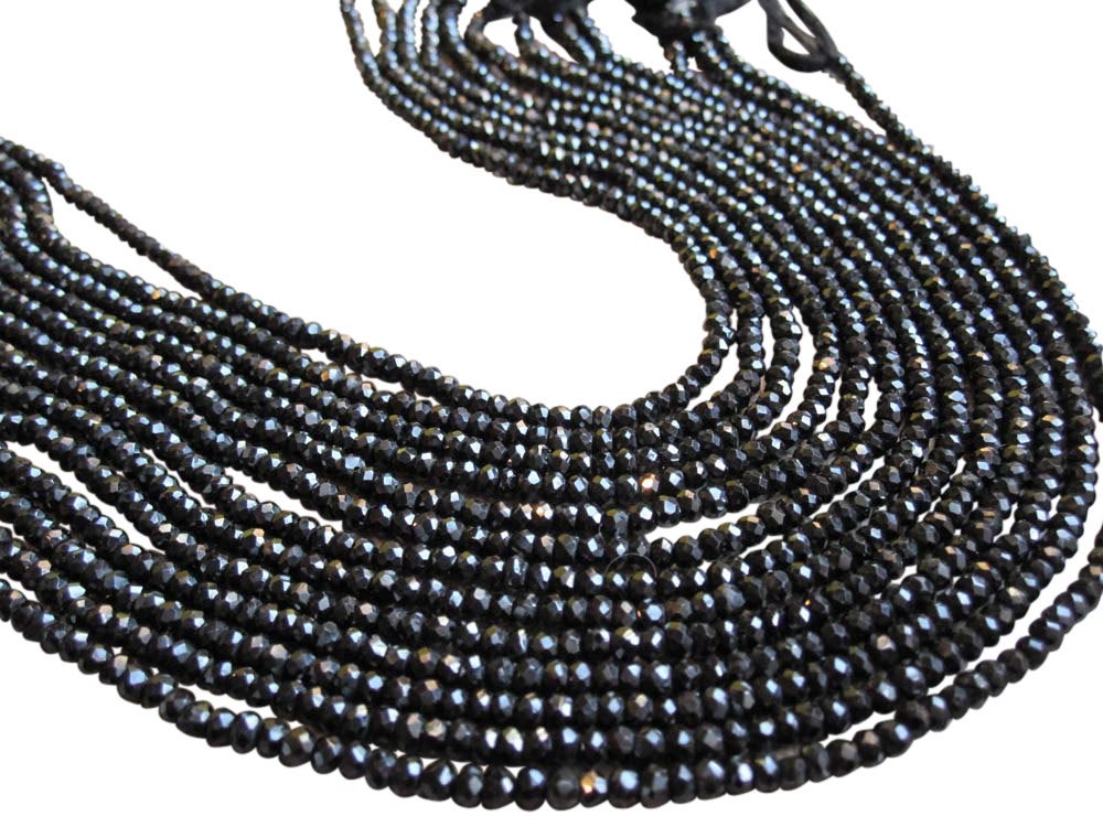 Black Spinel Beads