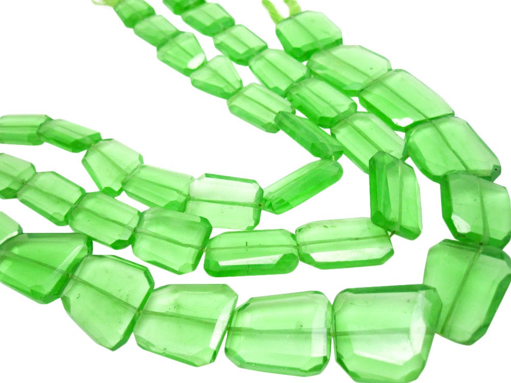 Green Quartz Beads Nuggets