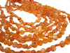 Carnelian Beads Coin Shape