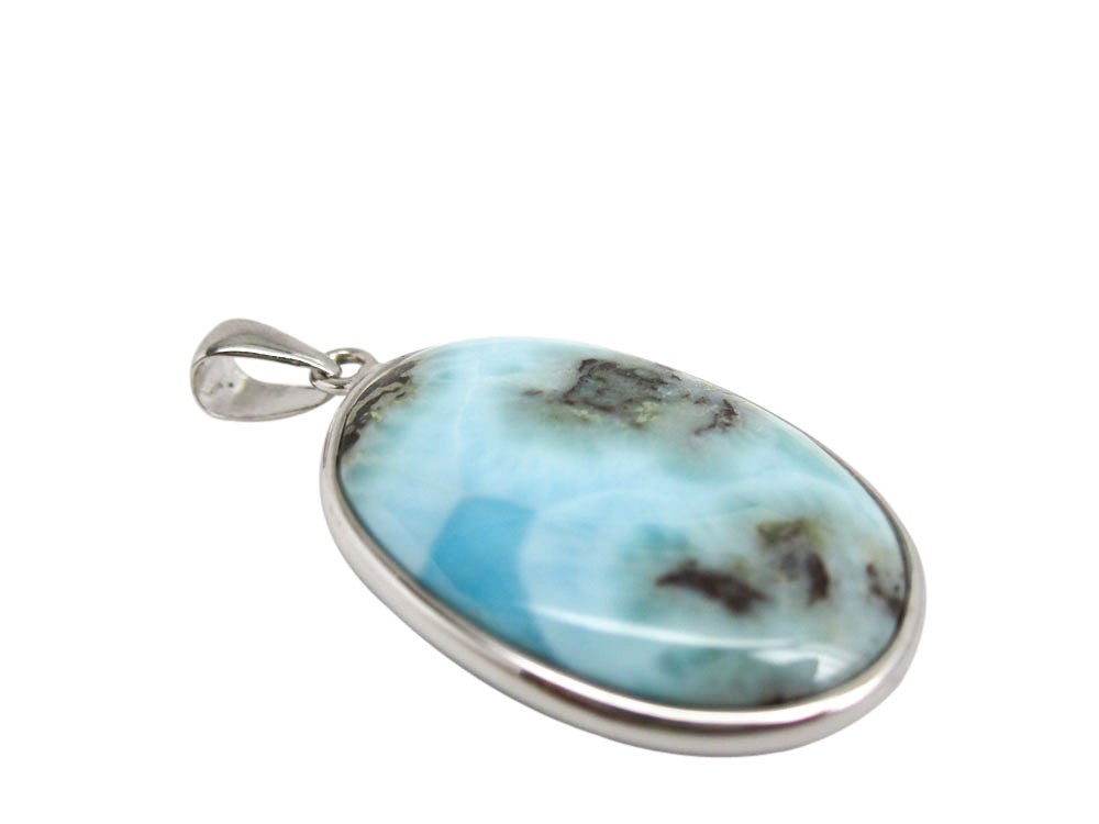 Larimar Sterling Silver Pendant