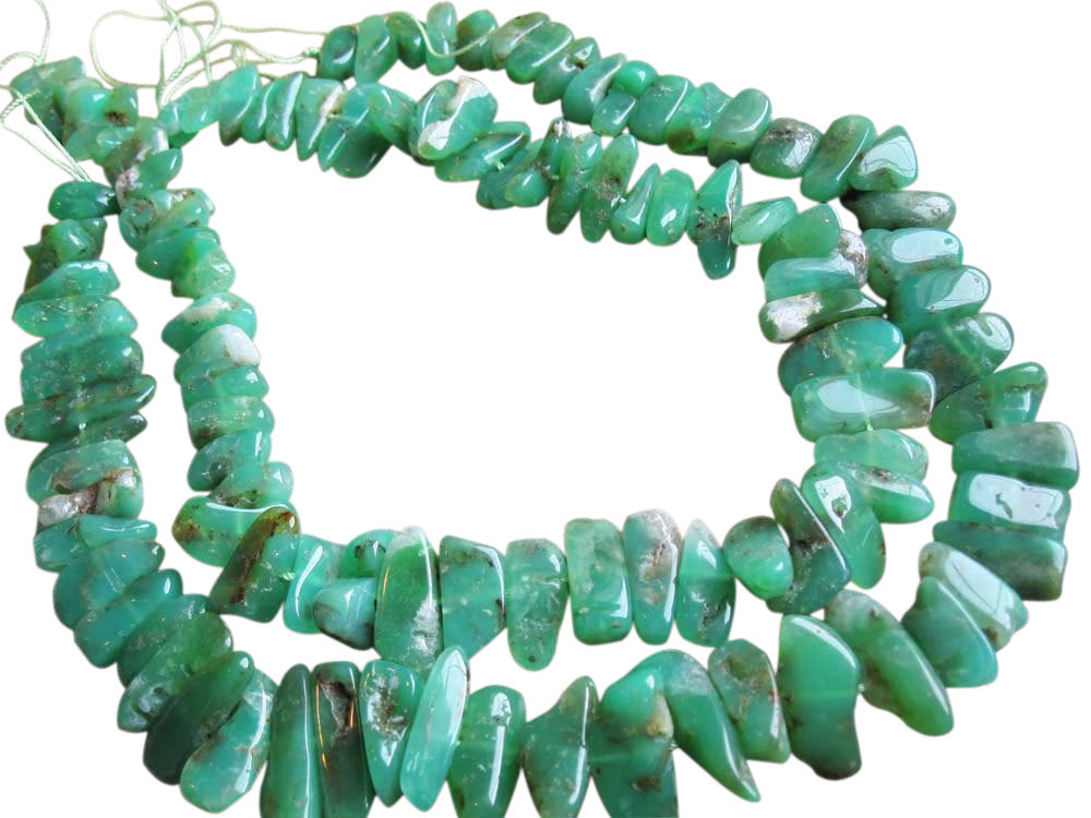 Chrysoprase Beads Side