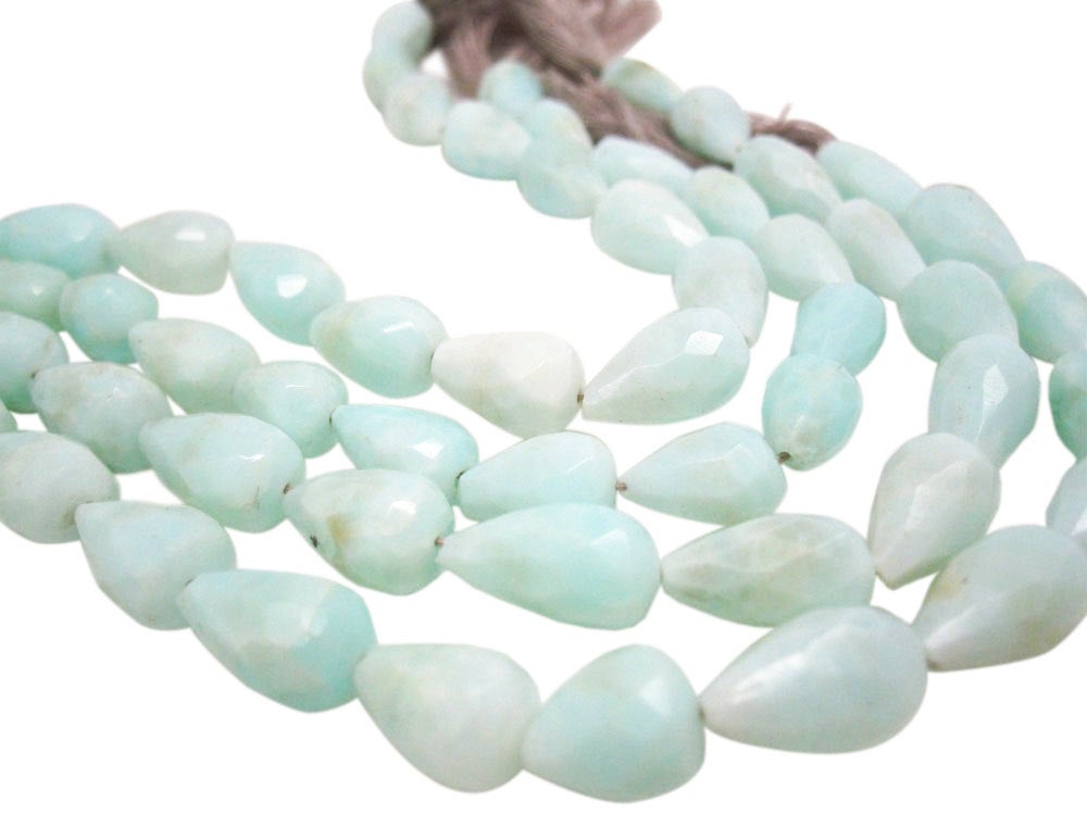 Peruvian Opal Teardrops