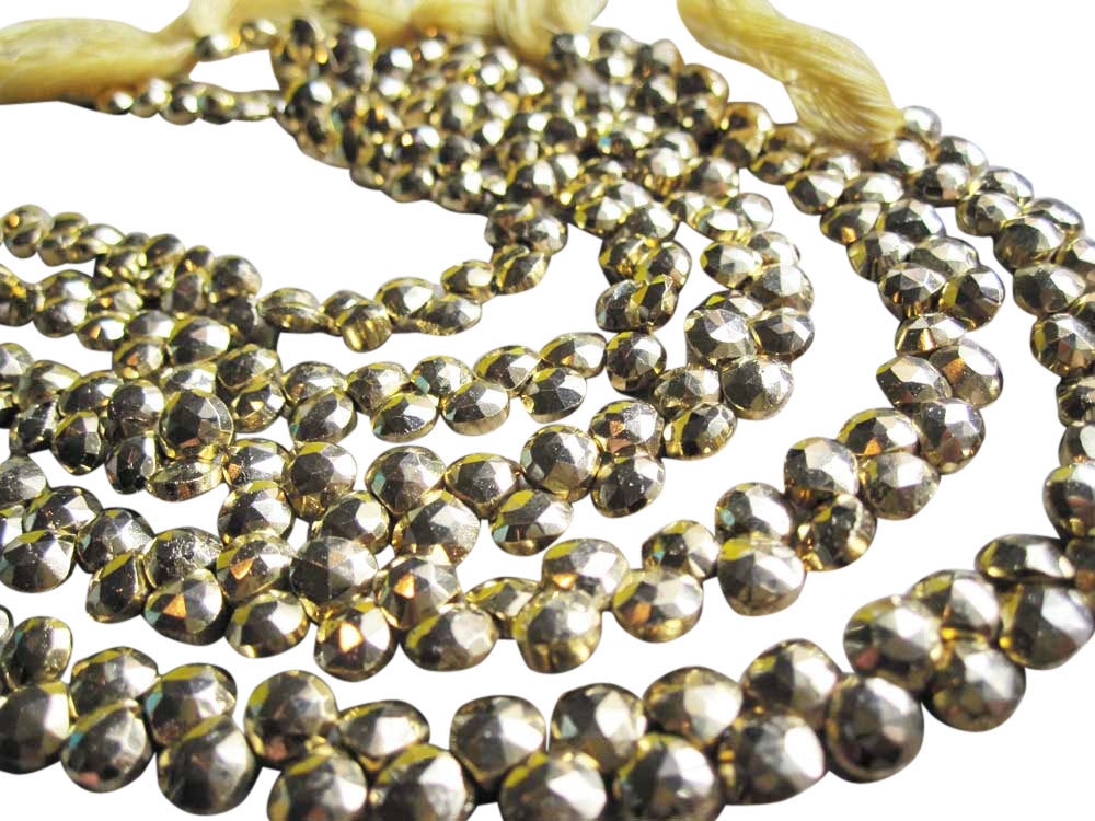 Pyrite Stone Beads