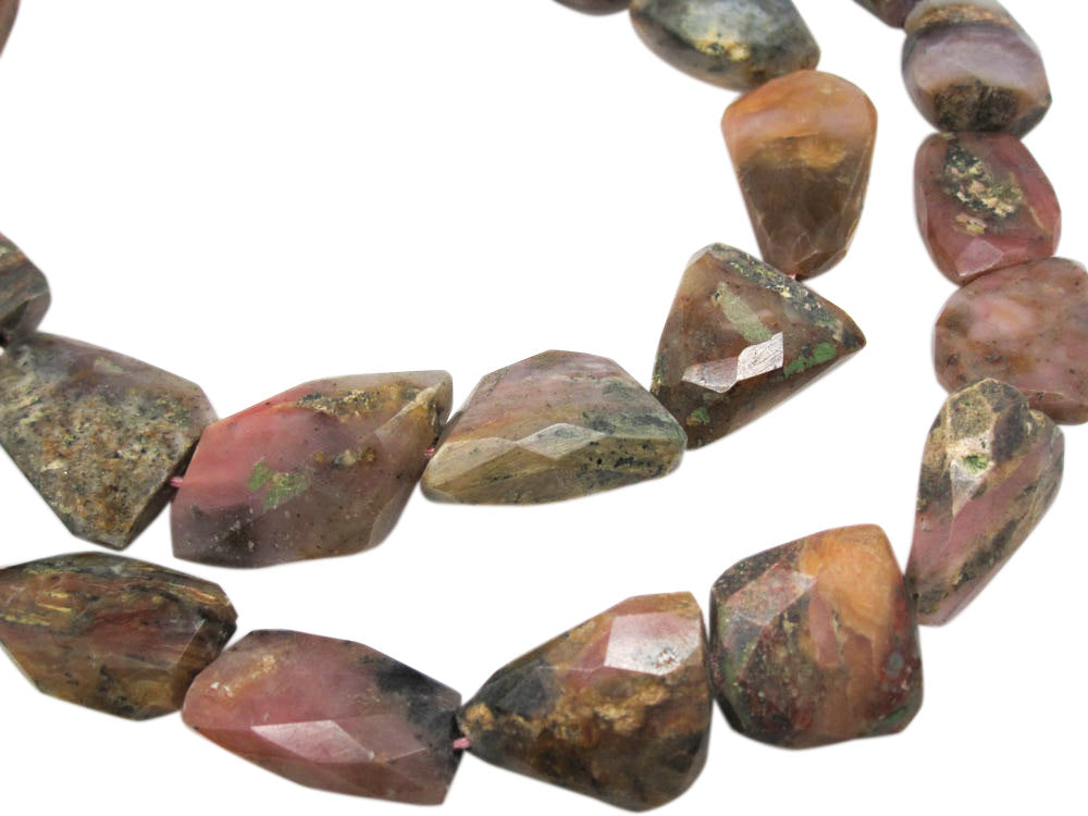 Rhodochrosite Nugget Beads