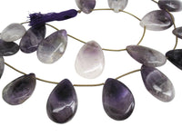 Amethyst Beads Pear Drops