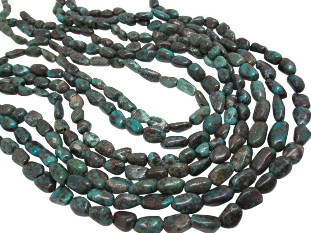 Turquoise Beads Side