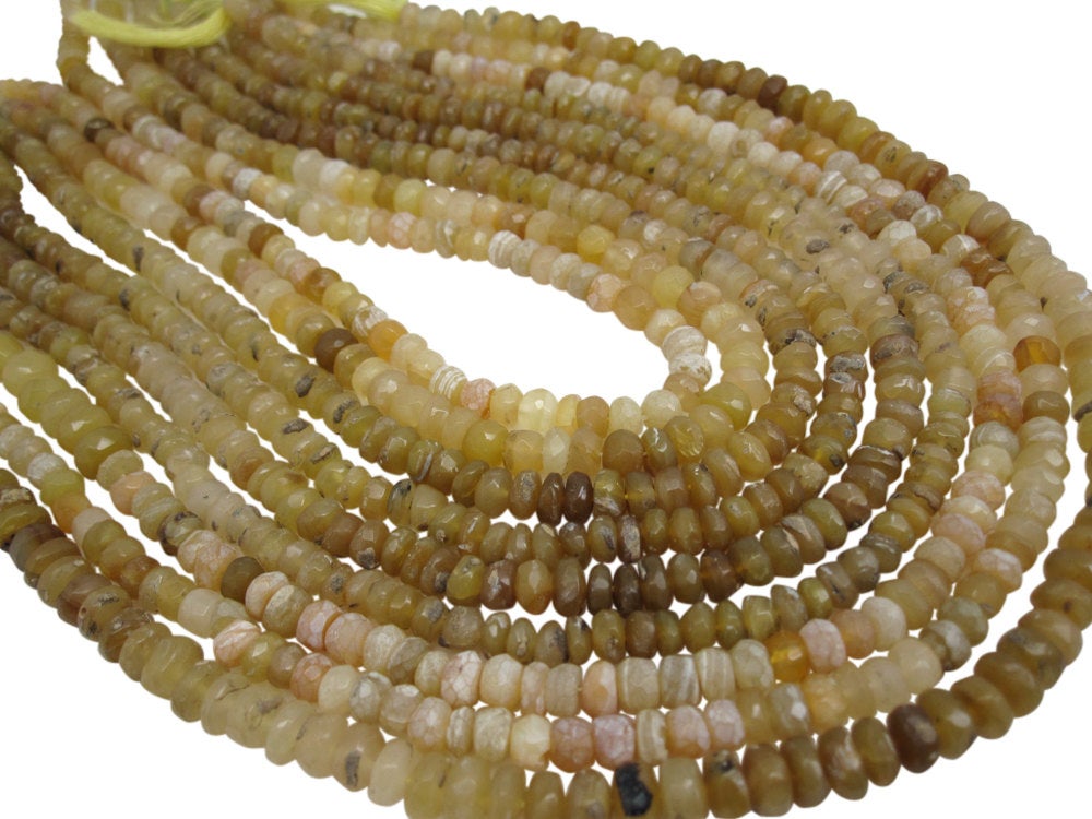 Yellow Opal Beads