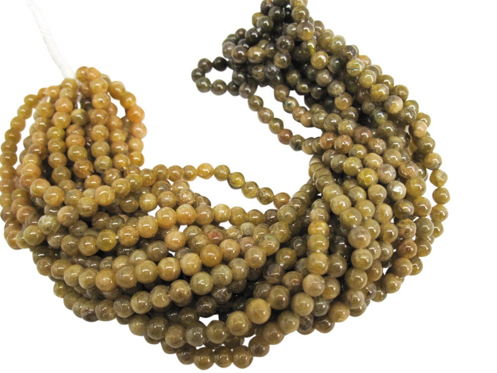 Grossular Garnet Beads