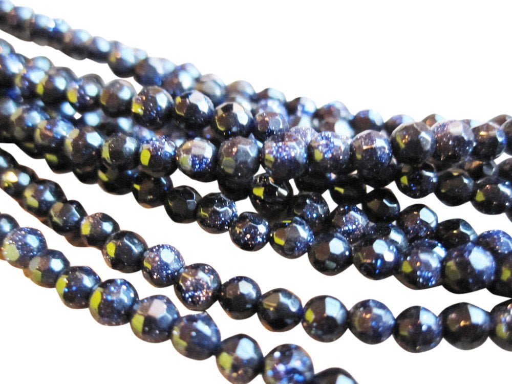 Blue Sandstone Beads