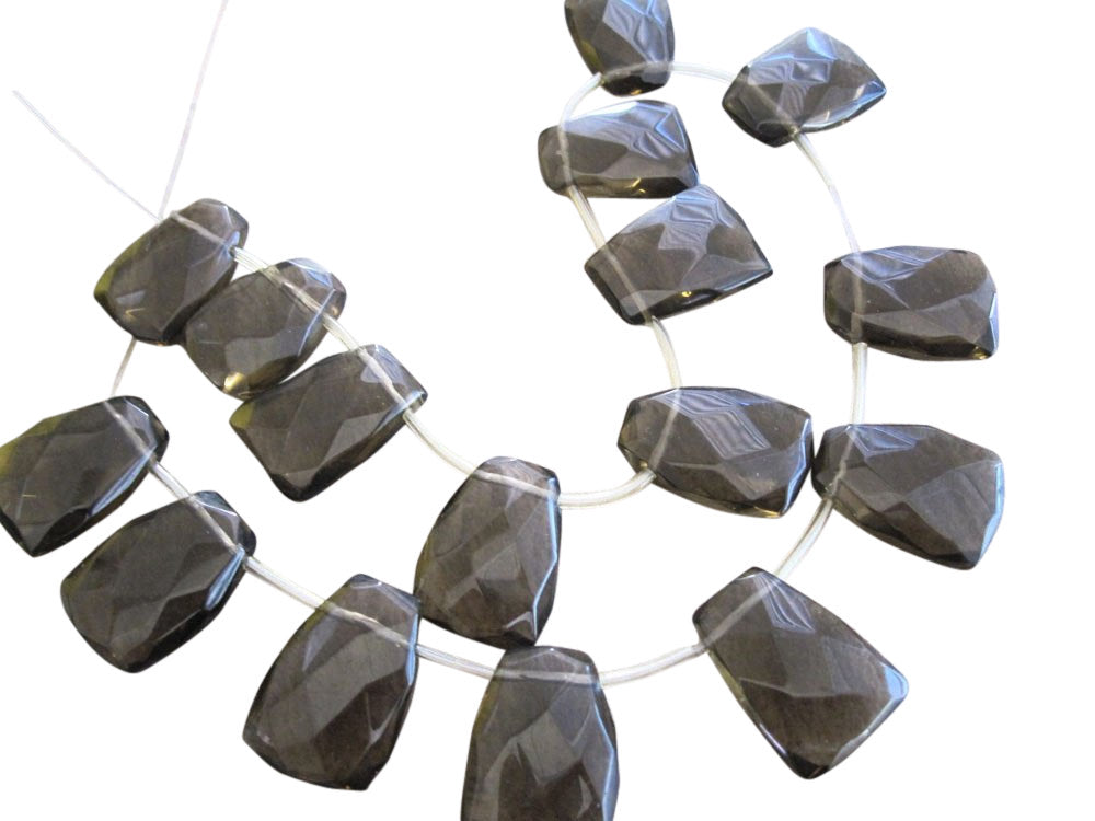 Smoky Quartz Beads Drops