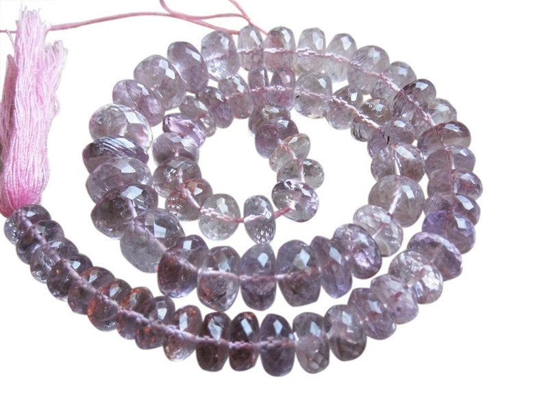 Pink Amethyst Beads Rondelles