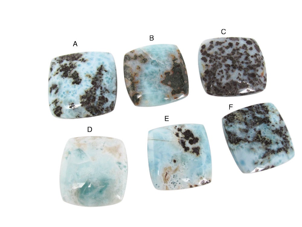 Larimar Cabochon Square