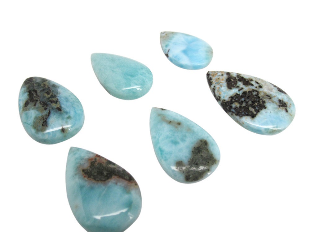 Larimar Gemstone Cabochon