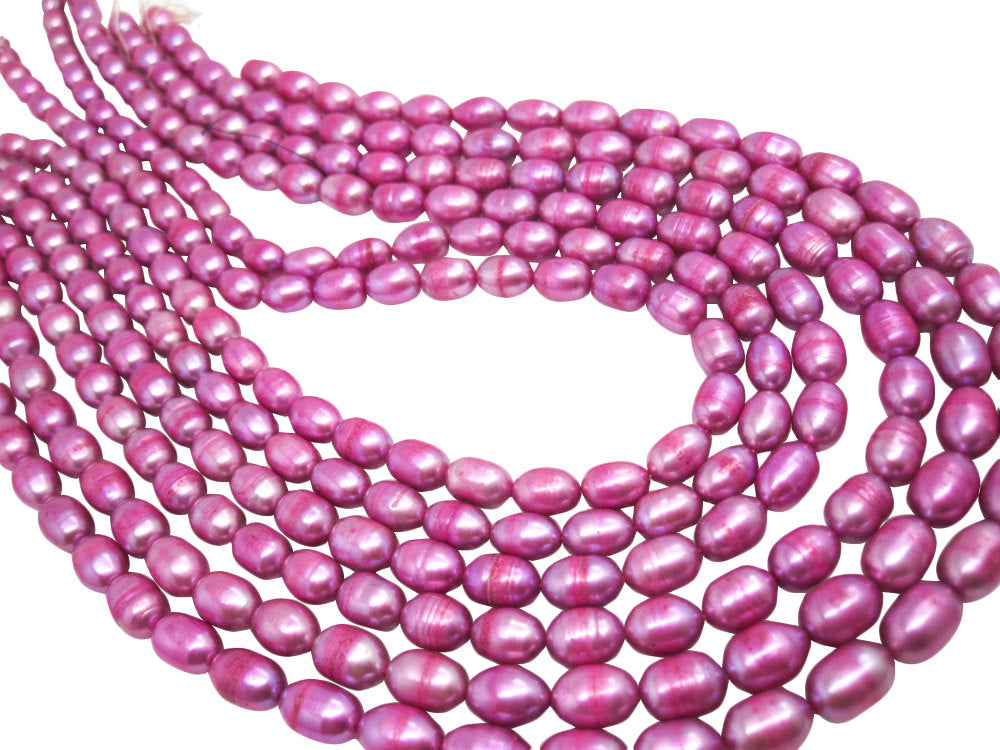 1pc No Hole Purple 10-11mm Cultured Baroque Freshwater Pearl Beads