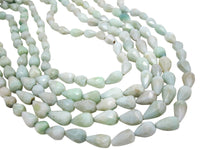 Green Opal Beads Teardrops