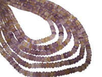 Ametrine Stone Rondelle Beads