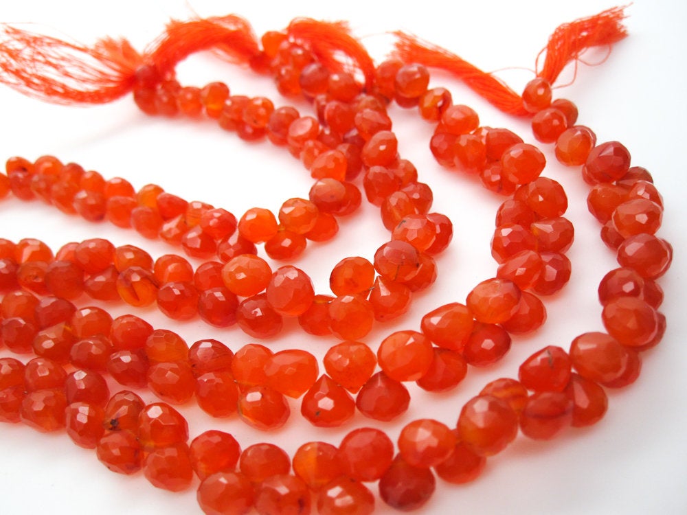 Carnelian Beads Side