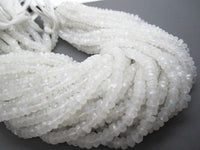 Moonstone Rondelle Beads