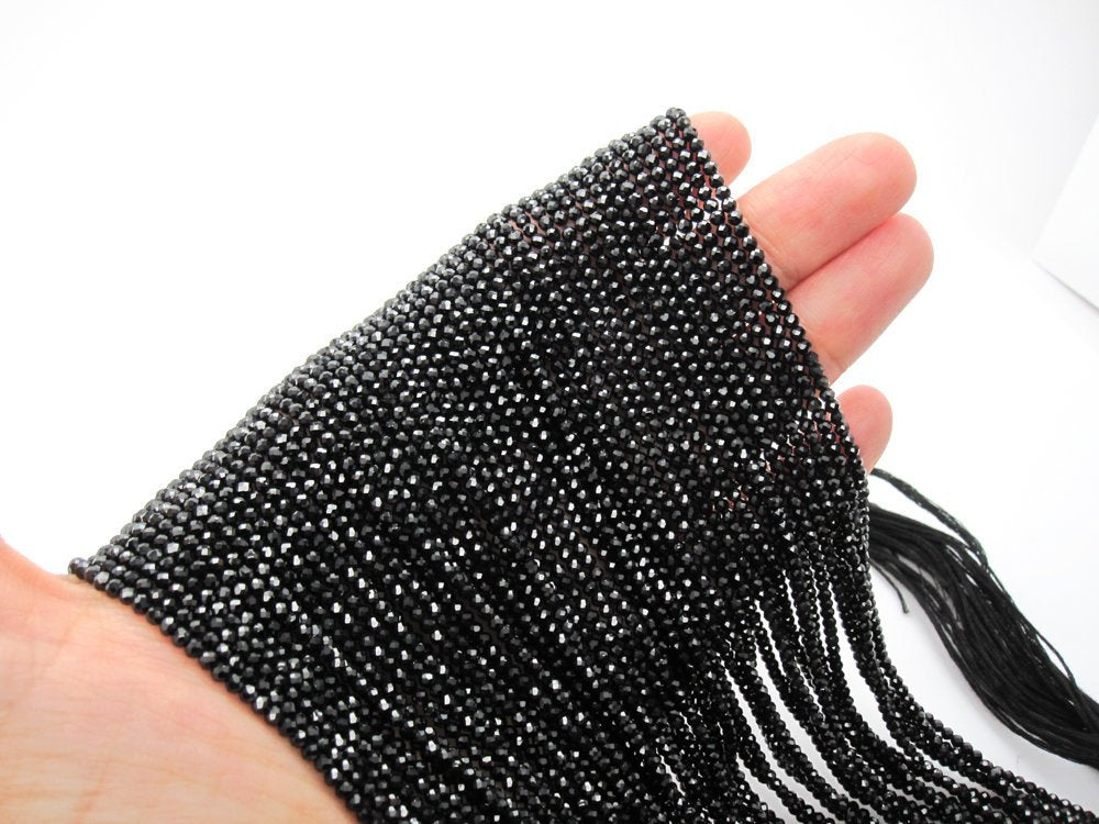 Black Spinel Beads