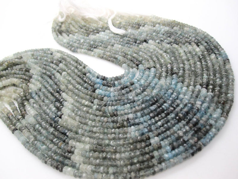 Moss Aquamarine Stone Beads