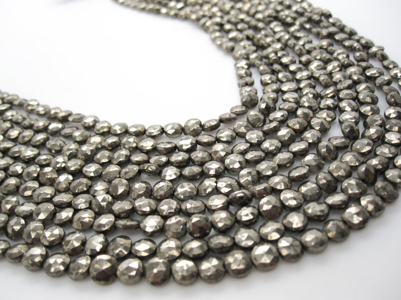 Pyrite Gemstone Beads