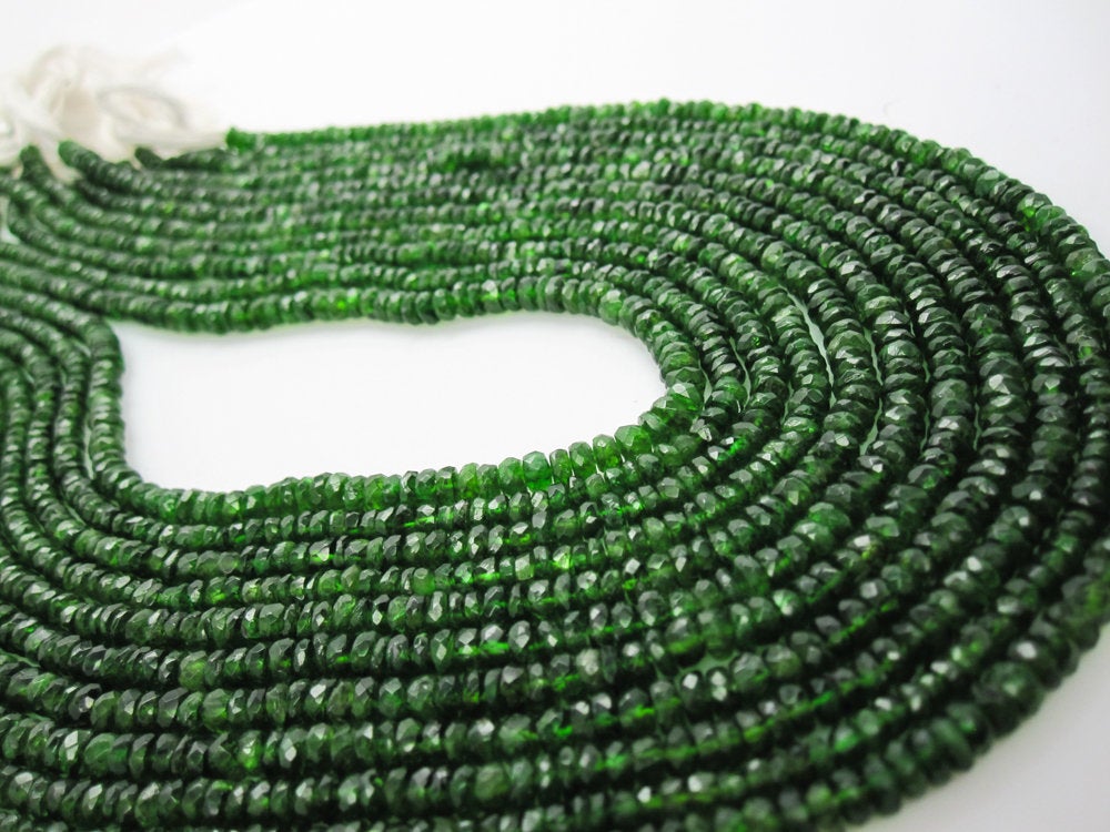 Chrome Diopside Rondelles