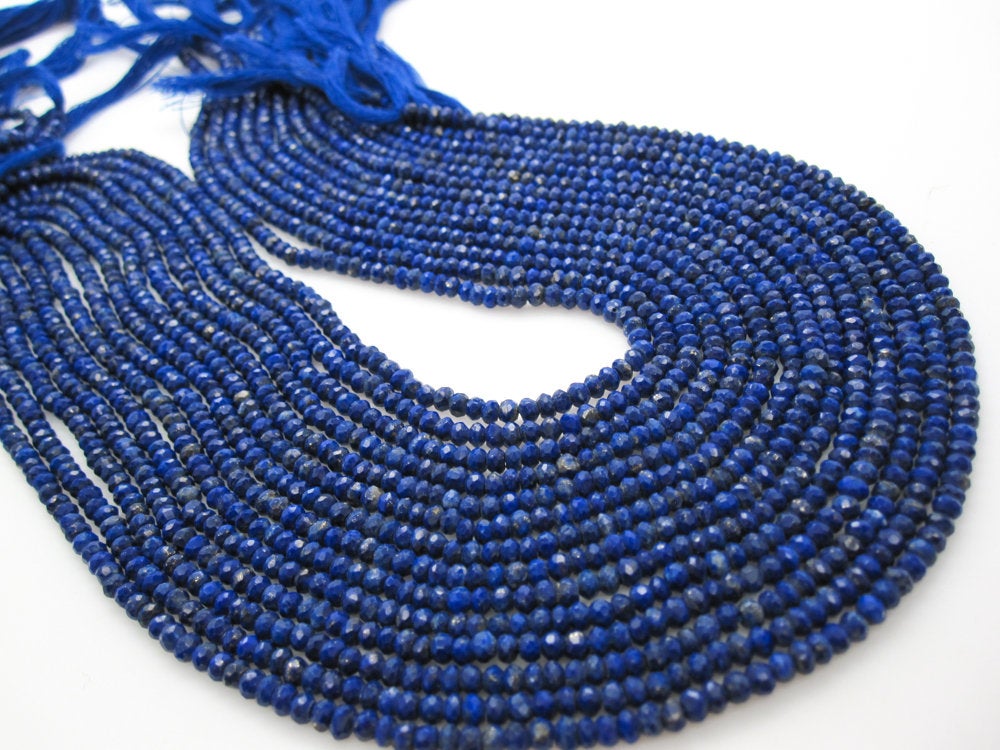 Lapis Lazuli Beads Side