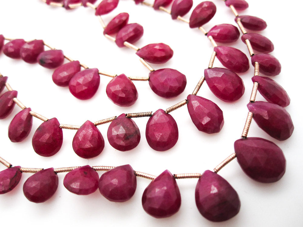 Genuine ruby sale beads