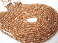 Pink Flake Moonstone Beads