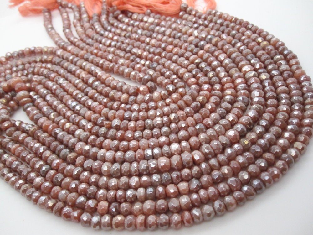 Peach Moonstone Beads