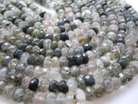 Green Rutilated Quartz Stone Beads