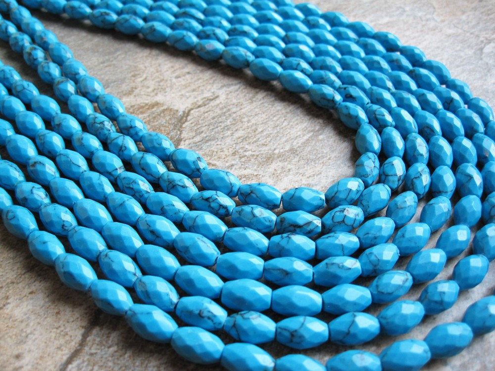 Howlite Turquoise Beads