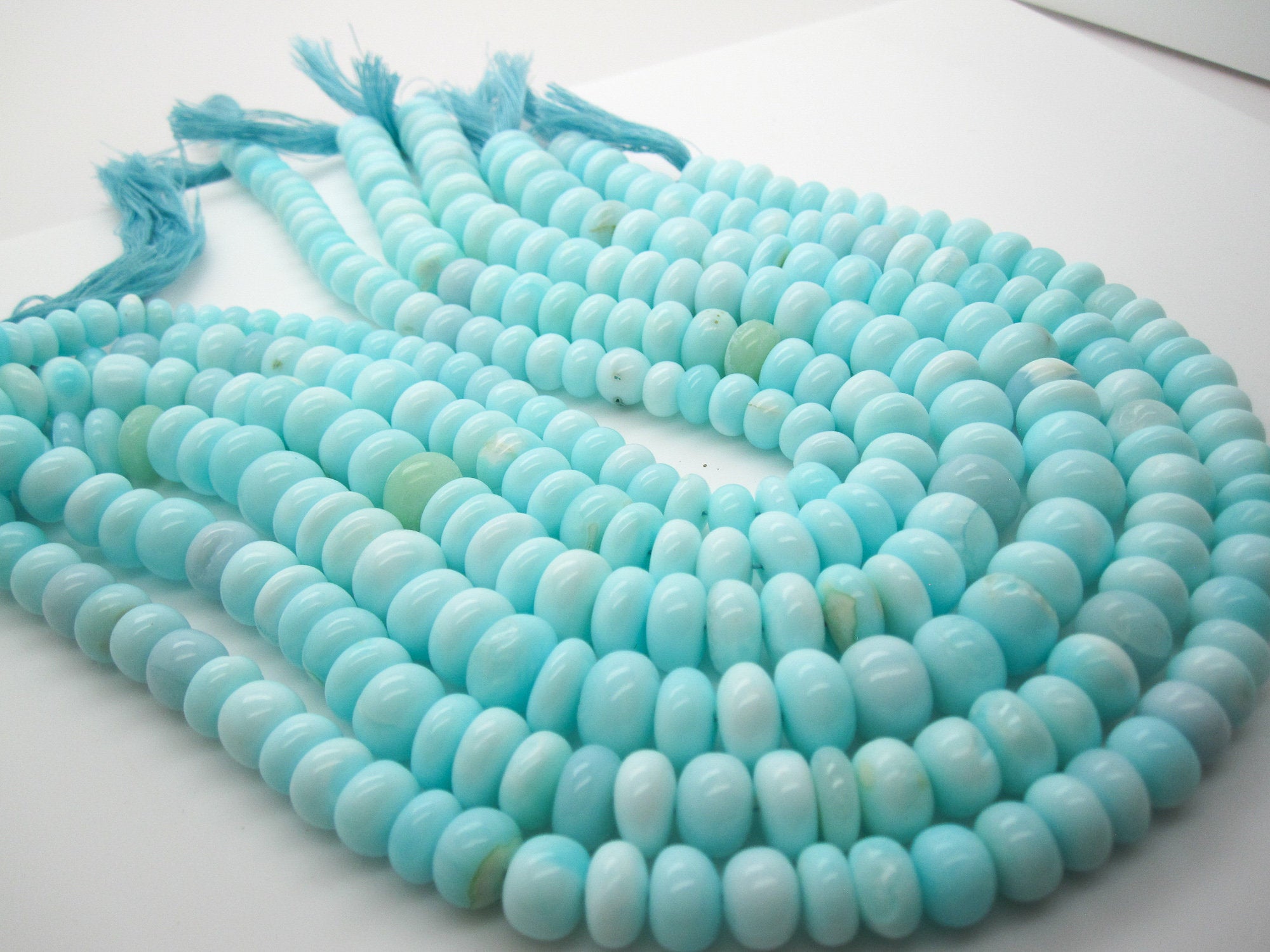 Peruvian Blue Opal Beads