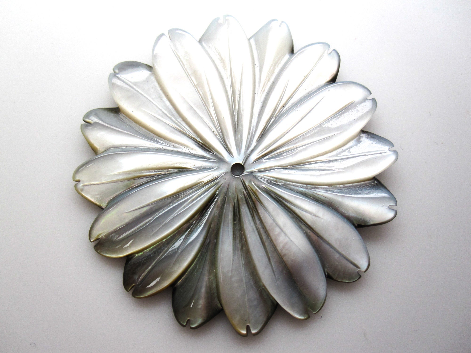 Mother of Pearl Pendant Closeup