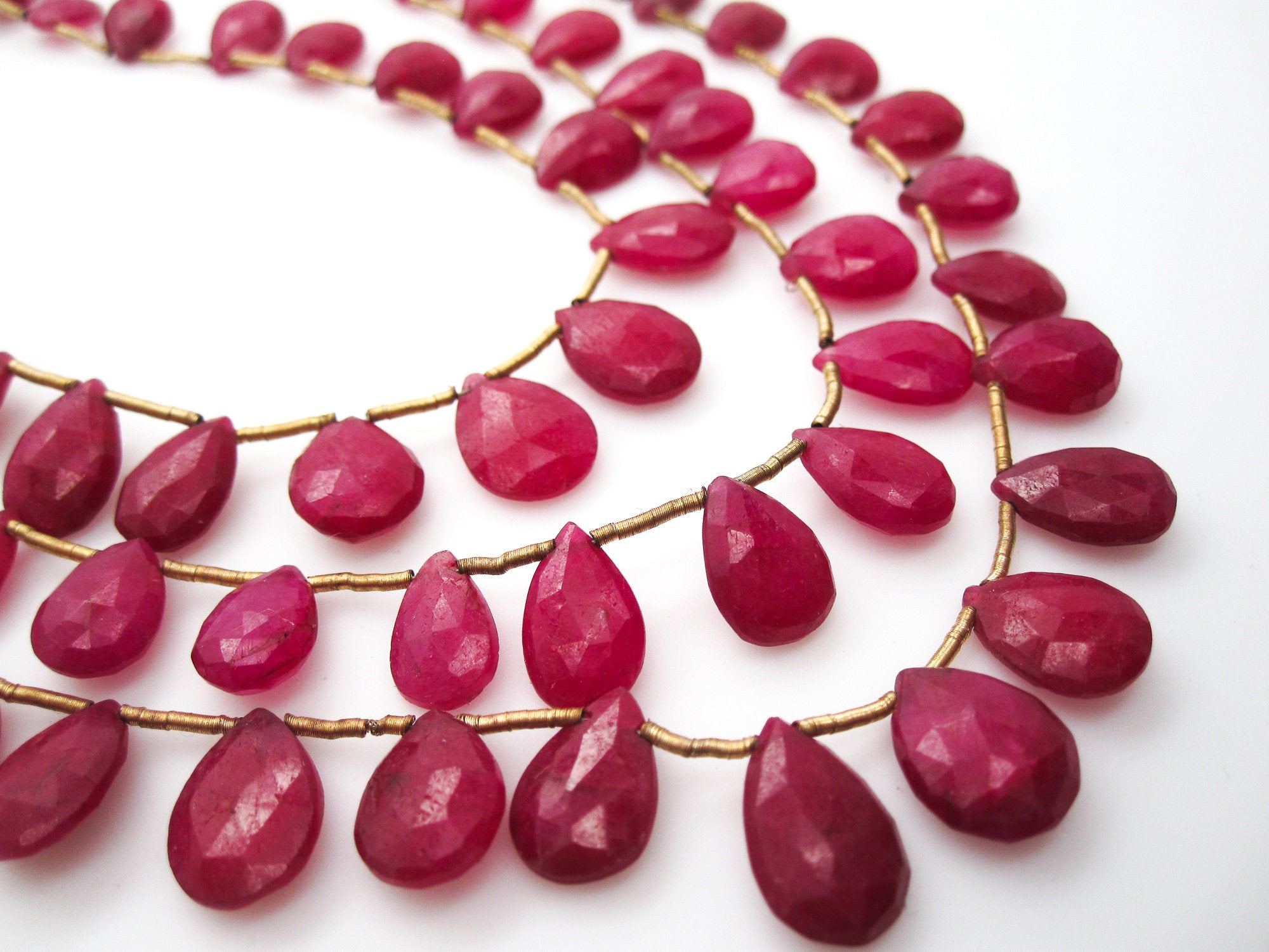 Ruby sale gemstone beads