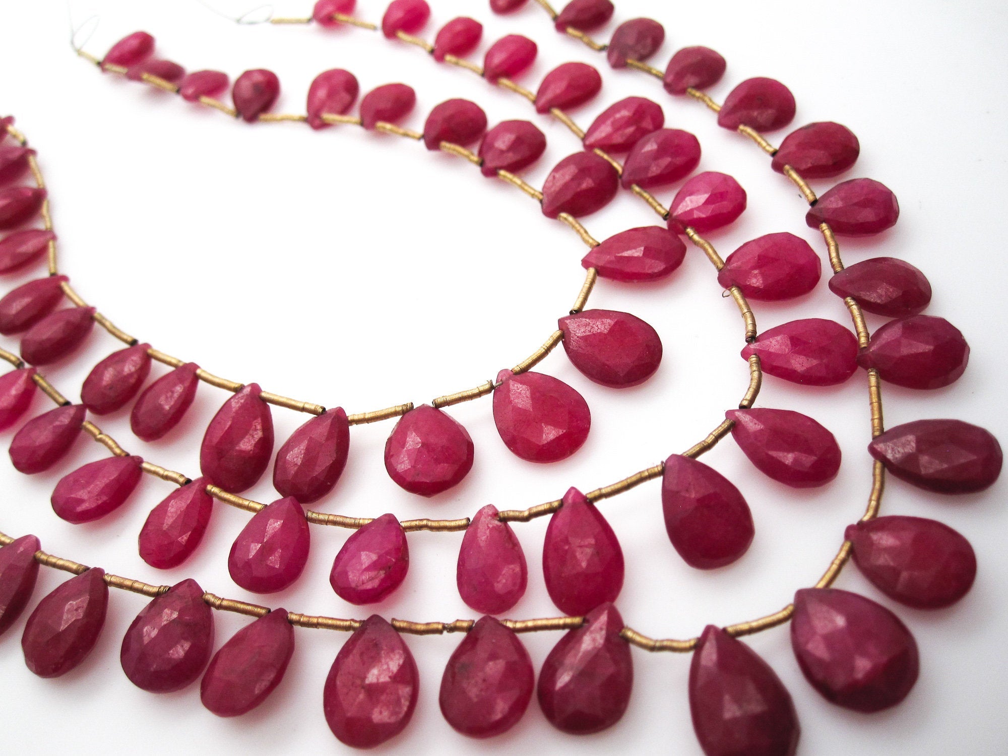 Ruby shop gemstone beads