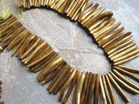 Gold Coral Beads