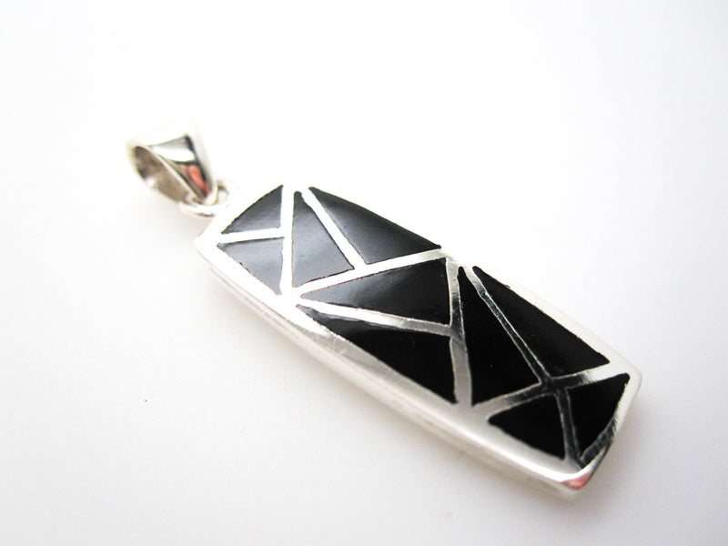 Onyx Sterling Silver Pendant